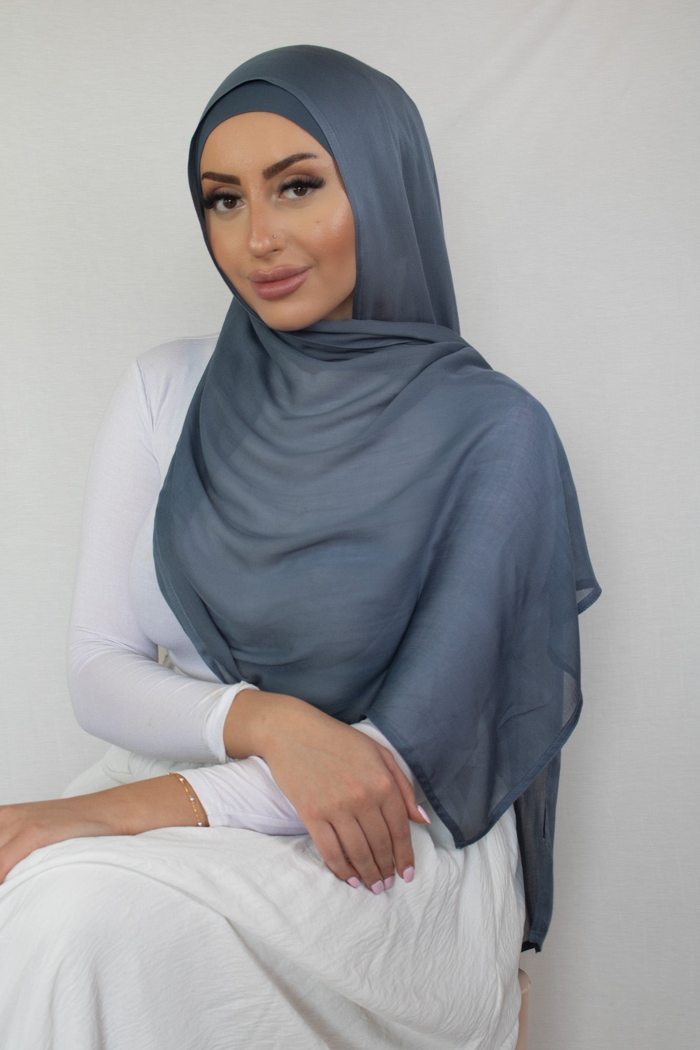 Misty Blue Hijab