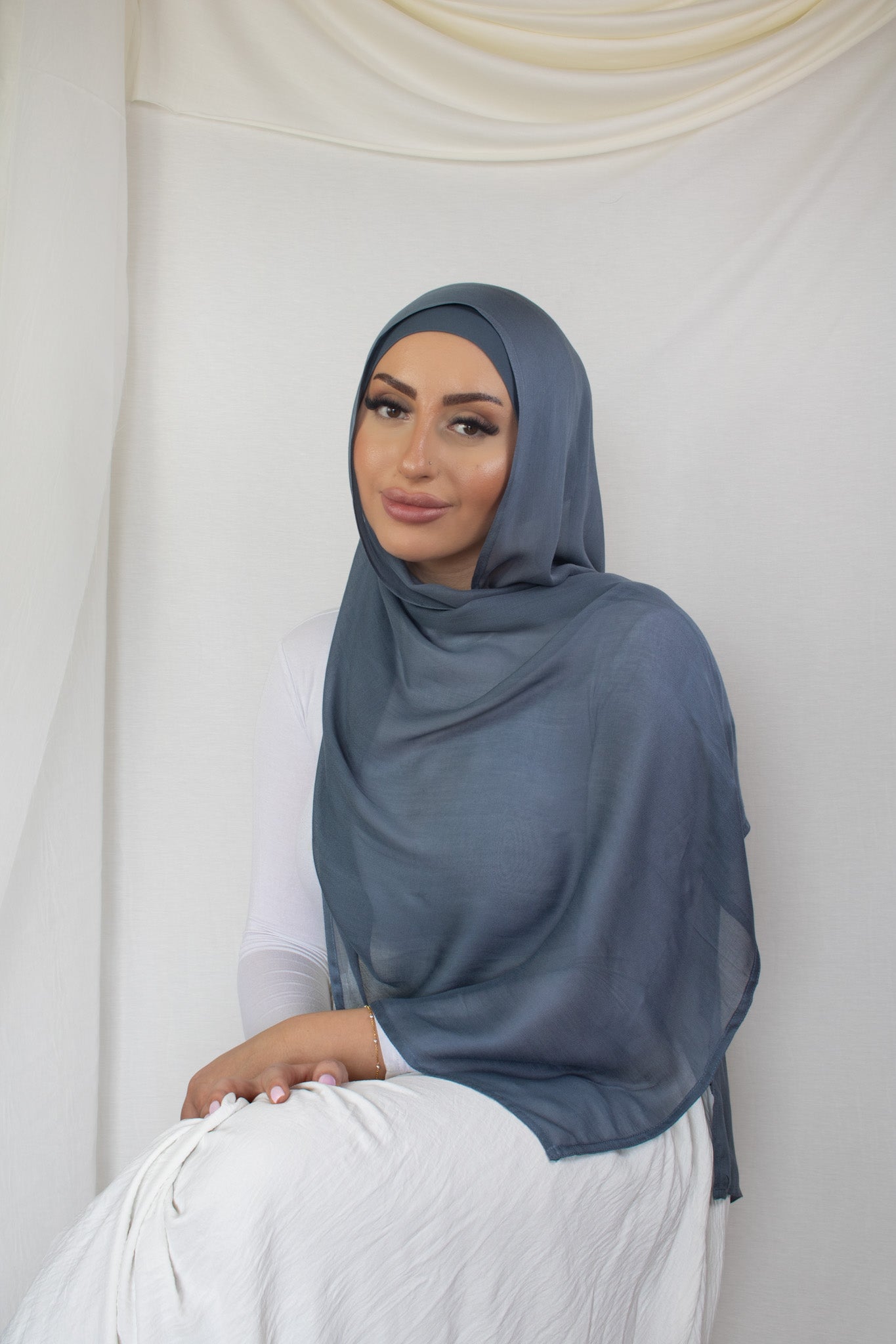 Misty Blue Hijab
